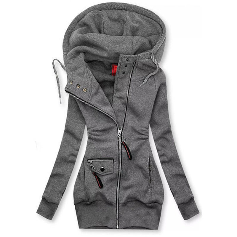 Women's Slim Fit Hooded Jacket