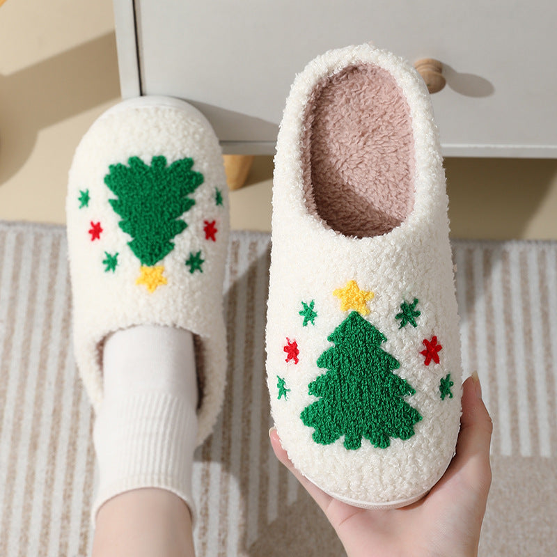 Minimal Christmas Santa Slippers
