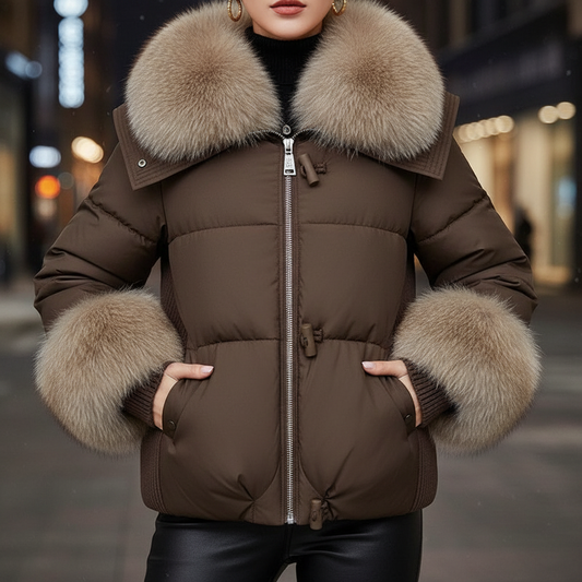 產品特色 - 羽絨皮草外套