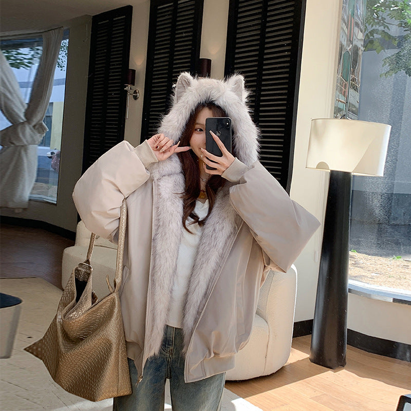 Loose Cotton Coat