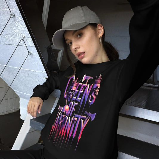 The Unisex Loose-fit Long Sleeve Cotton Pullover