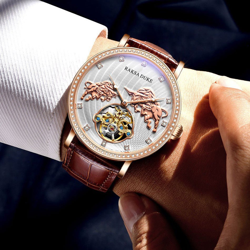 Diamond - embedded Commemorative Watch Waterproof Famous Watch – Minimal Elegance | The Simple Co – Practical cottage, minimalist style, quiet luxury aesthetic, modern essential – The Simple Co.