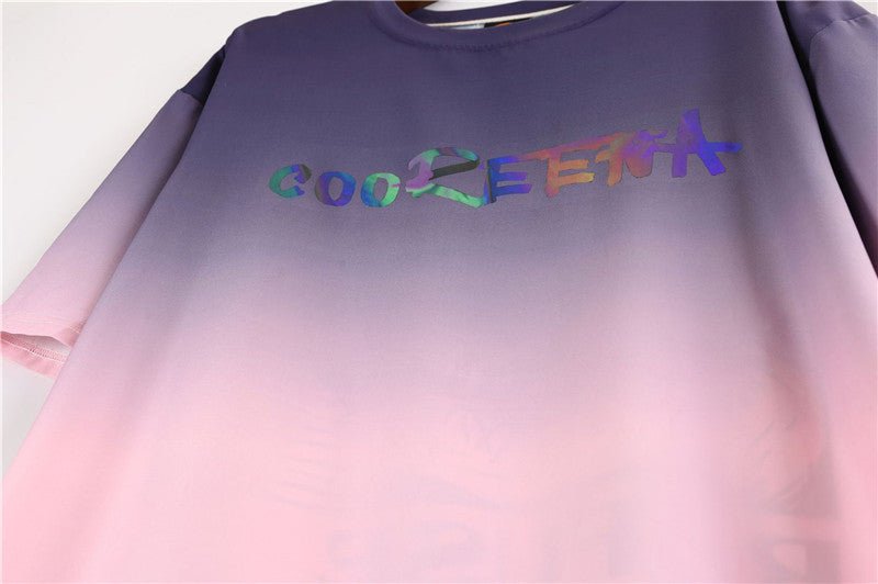 Fashion Simple Gradient Ladies Short Sleeve – Apparel & Accessories > Clothing > Shirt, minimalist style, quiet luxury aesthetic, modern essential – The Simple Co.