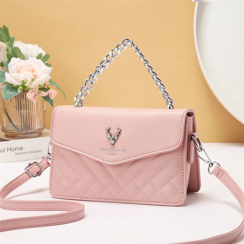 Quilted Mini Shoulder Bag - Retro Waterproof Chain Handbag – Minimal Elegance | The Simple Co – Bags & Accessories, minimalist style, quiet luxury aesthetic, modern essential – The Simple Co.
