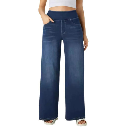 Slim - Fit Figure Flattering Jeans – Minimal Elegance | The Simple Co – Practical cottage, minimalist style, quiet luxury aesthetic, modern essential – The Simple Co.