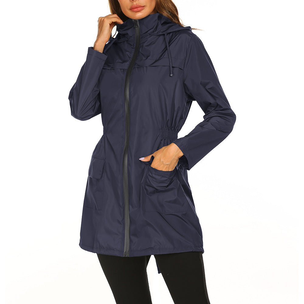 Waterproof Hooded Raincoat – Minimal Elegance | The Simple Co – Practical cottage, minimalist style, quiet luxury aesthetic, modern essential – The Simple Co.