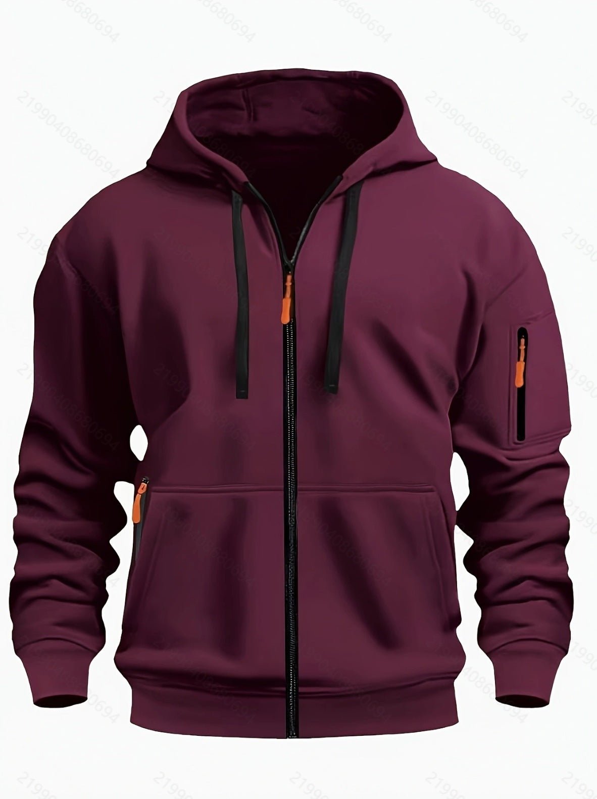 Zipper Hooded Sweatshirt Men's Sports Casual – Minimal Elegance | The Simple Co – Practical cottage, minimalist style, quiet luxury aesthetic, modern essential – The Simple Co.