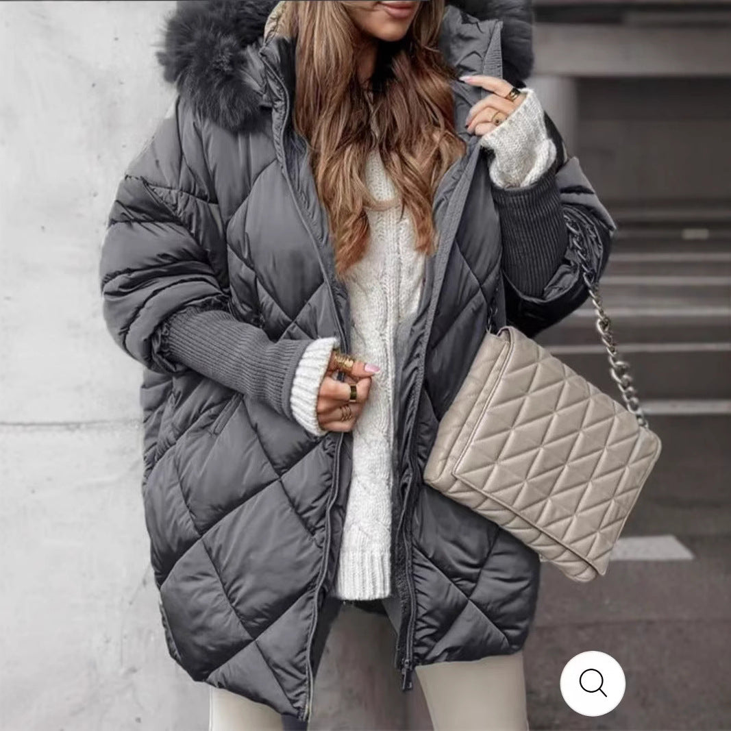 Winter Hooded Cardigan Coat