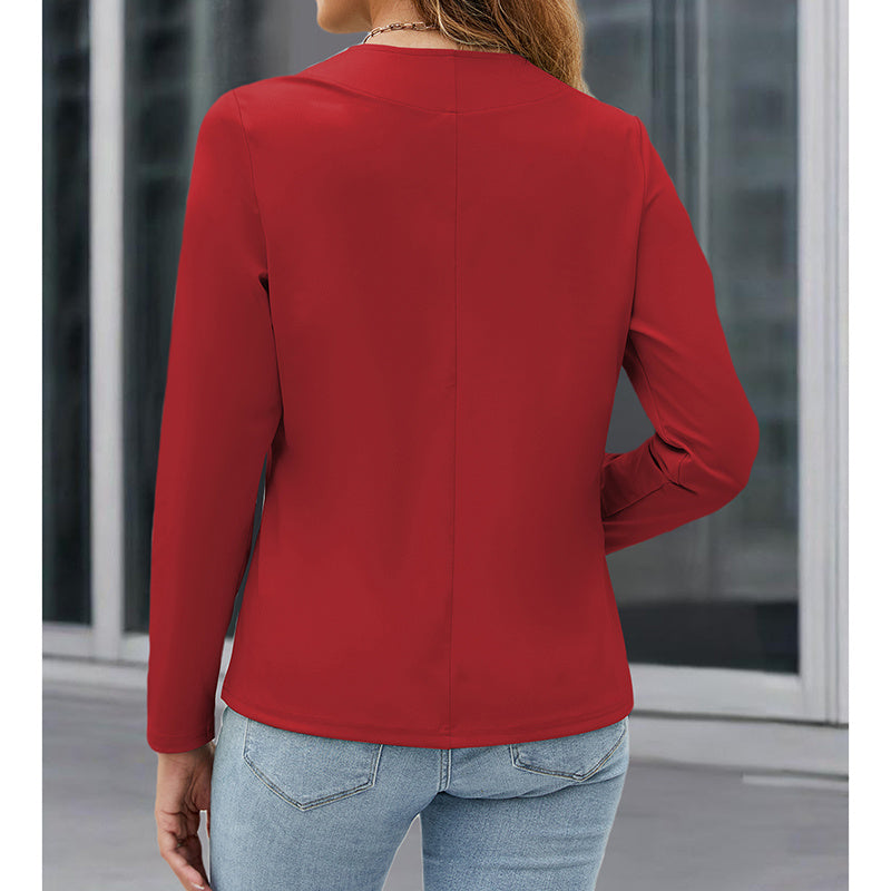 Plus Size Minimal Blazer