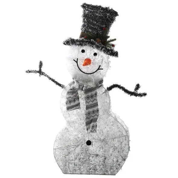 LED Christmas Snowman Light Battery Operated