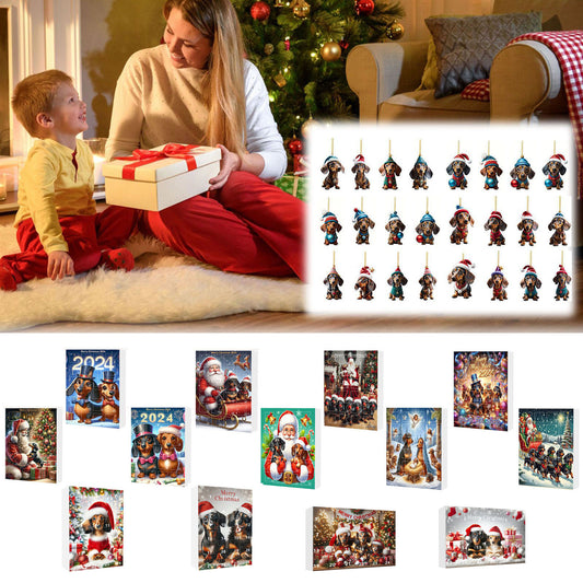 Christmas Countdown Pet Pendant Acrylic Home