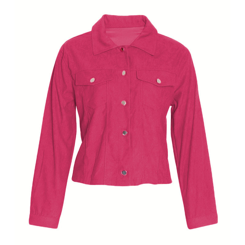 Women's Minimal Corduroy Jacket