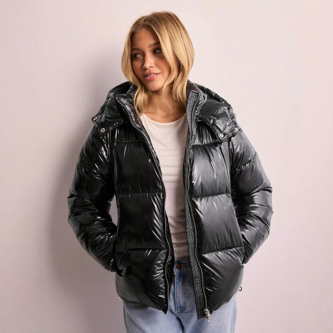 Women's Hooded Cotton Padded Jacket Casual