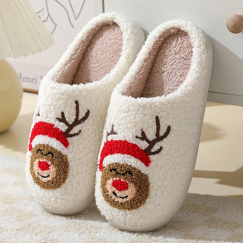 Minimal Christmas Santa Slippers