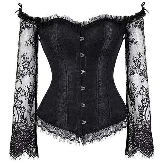 Women's Vintage Lace Corset Top