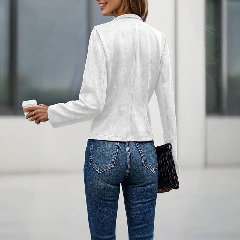Women's Minimal Double-Breasted Jacket