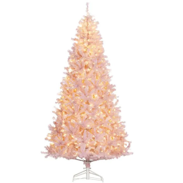 7.5ft Artificial Christmas Tree Pre-Lit 500