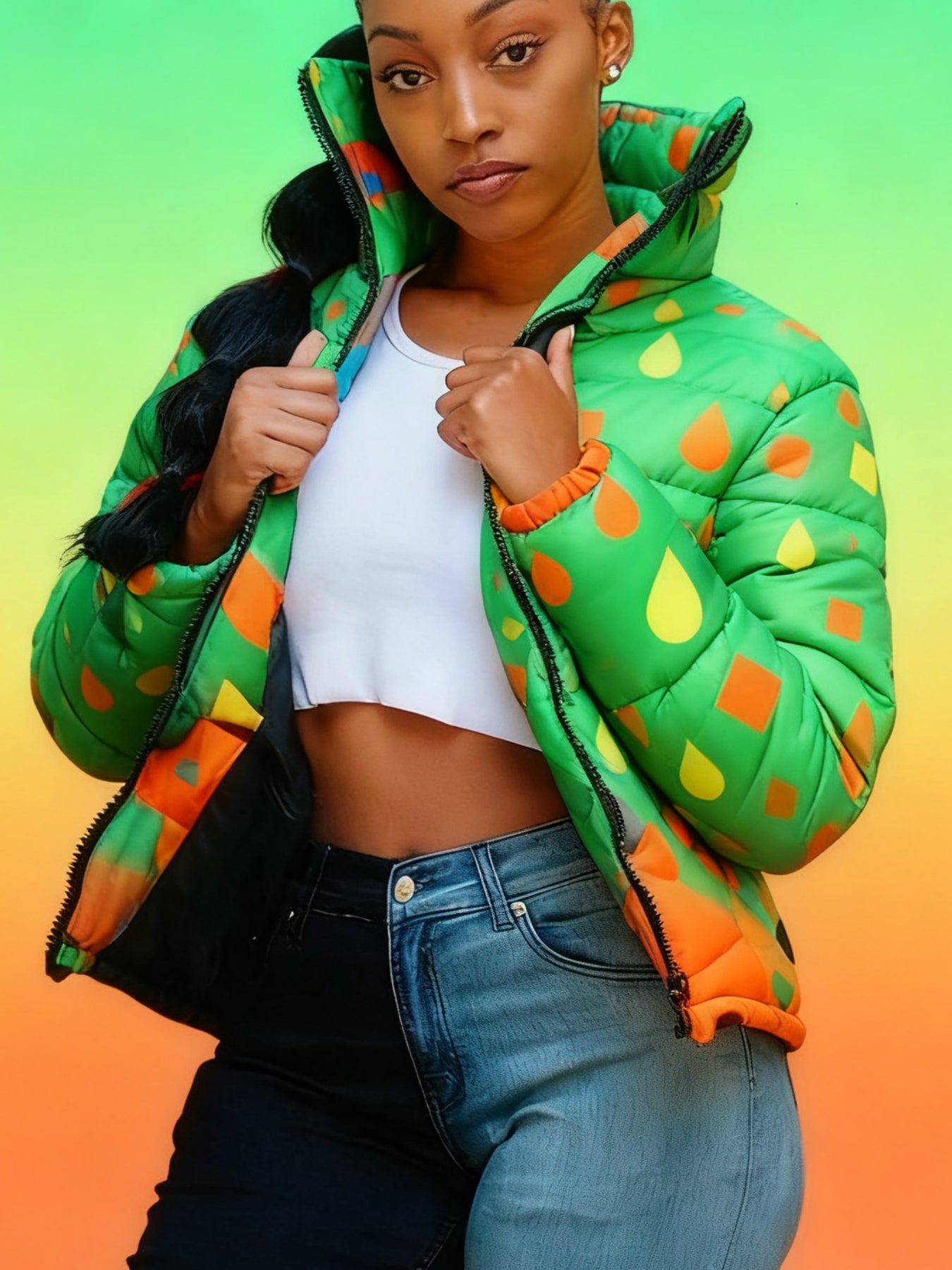 Women's Minimal Short Warm Jacket