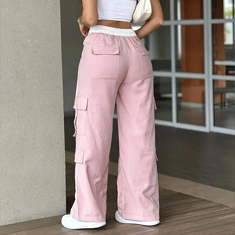 Women's Striped Straight Leg Pants