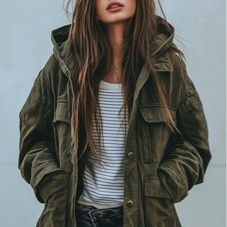 Women's Waterproof Windbreaker Jacket - 2026 Winter Collection Outdoor Sports Coat