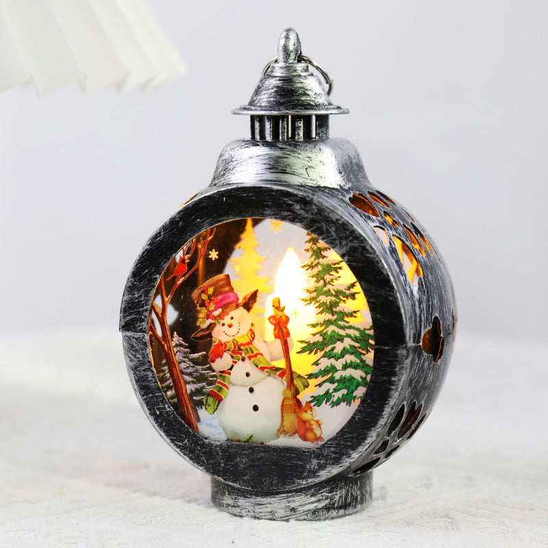 Christmas Night Lamp Desktop Decoration Vintage