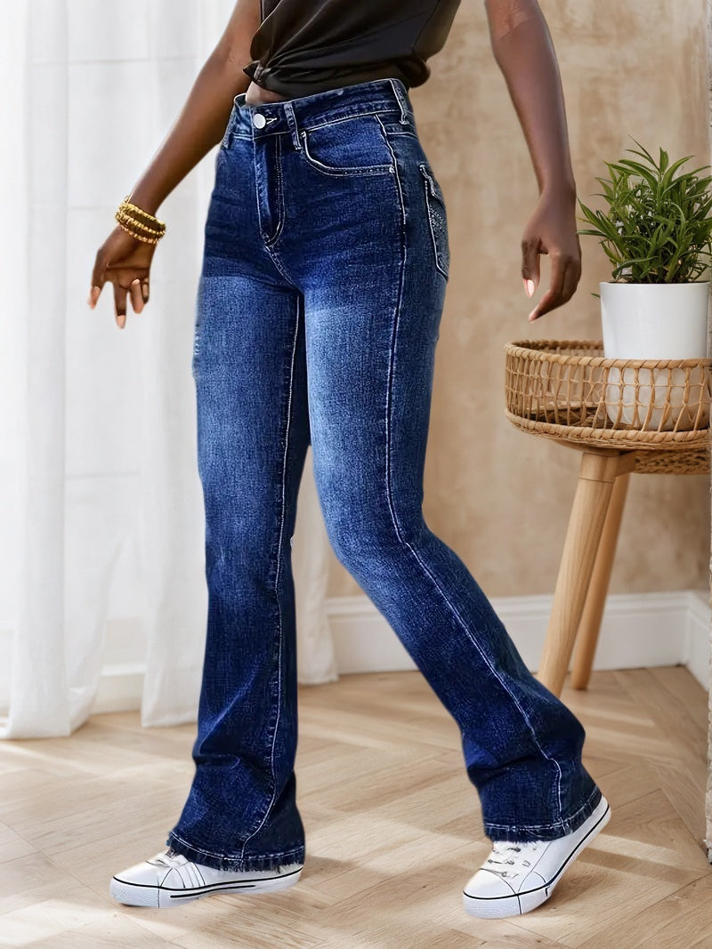 Slim Fit Washed Jeans