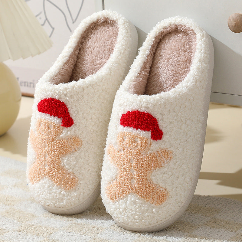 Minimal Christmas Santa Slippers
