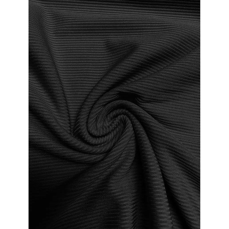 Womens Long Sleeves Ribbed Knit Tunic