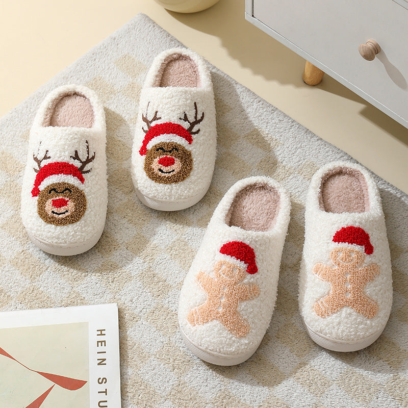 Minimal Christmas Santa Slippers