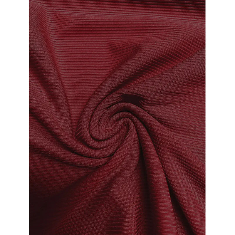 Womens Long Sleeves Ribbed Knit Tunic