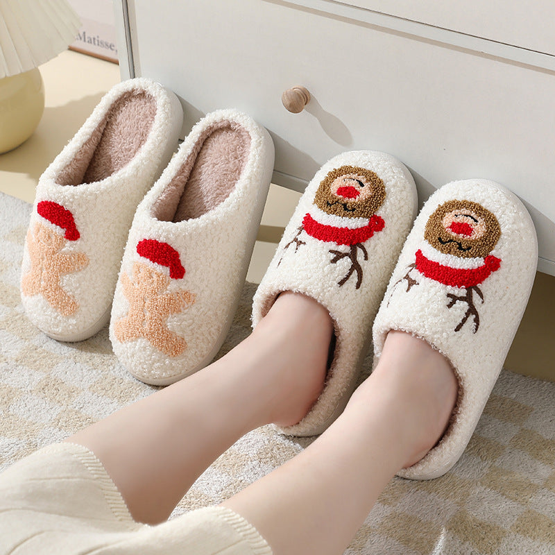 Minimal Christmas Santa Slippers