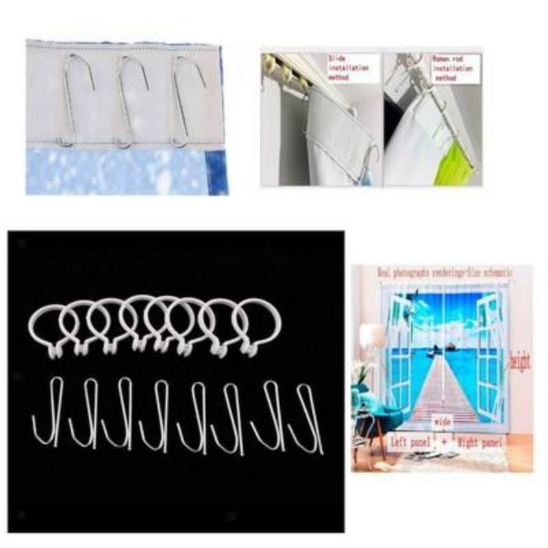 Minimal Christmas Pattern Curtains