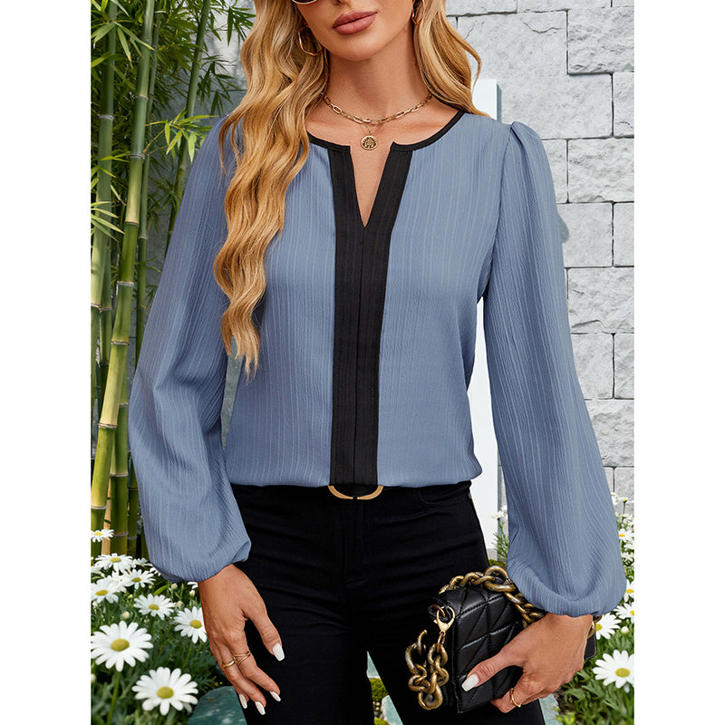 Women's Color Block Blouse