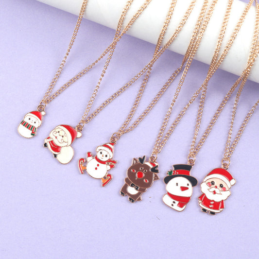 Christmas Cartoon Necklace