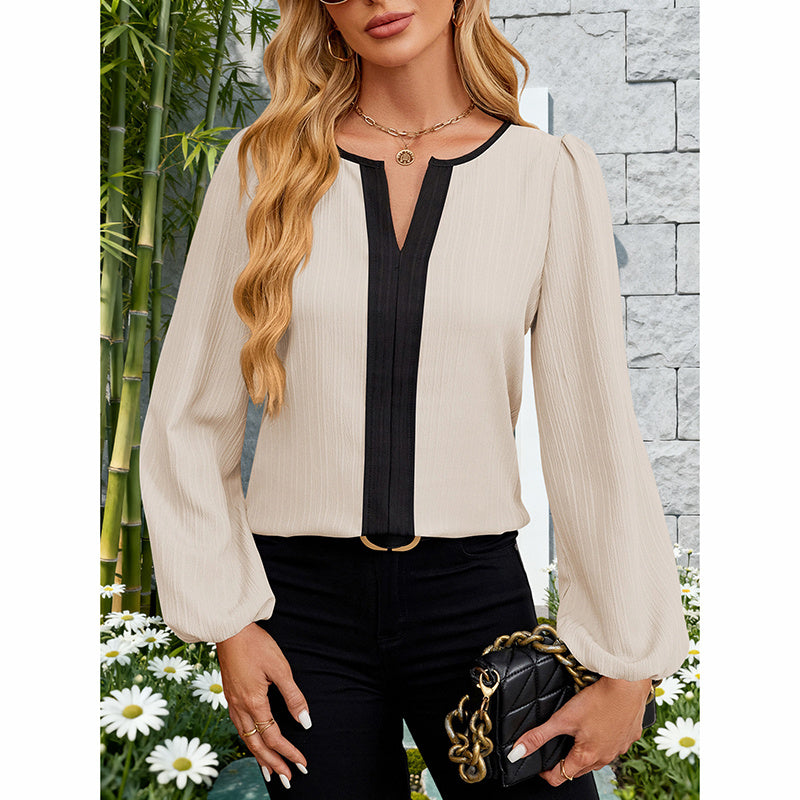 Women's Color Block Blouse