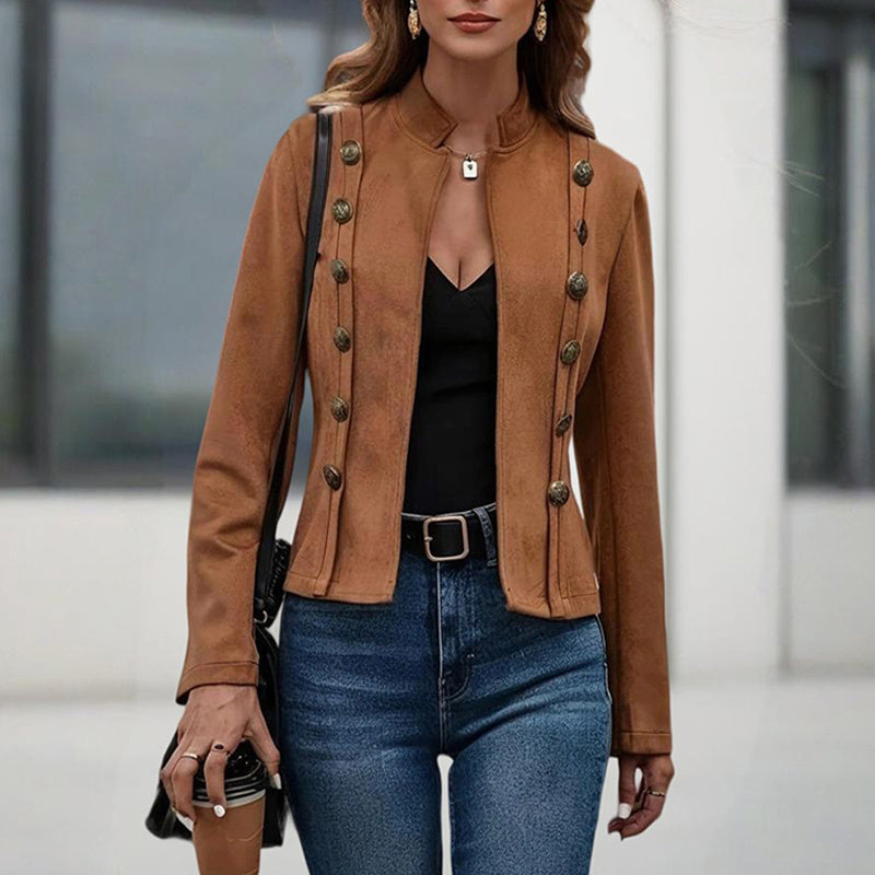 Women's Minimal Double-Breasted Jacket