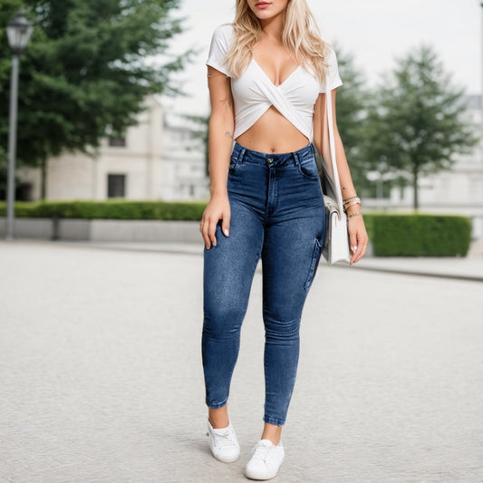 Multi-Pocket Cargo Jeans