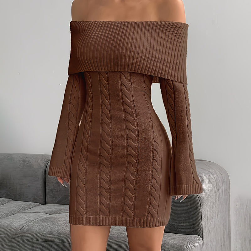 Women's Off Shoulder Bodycon Dress