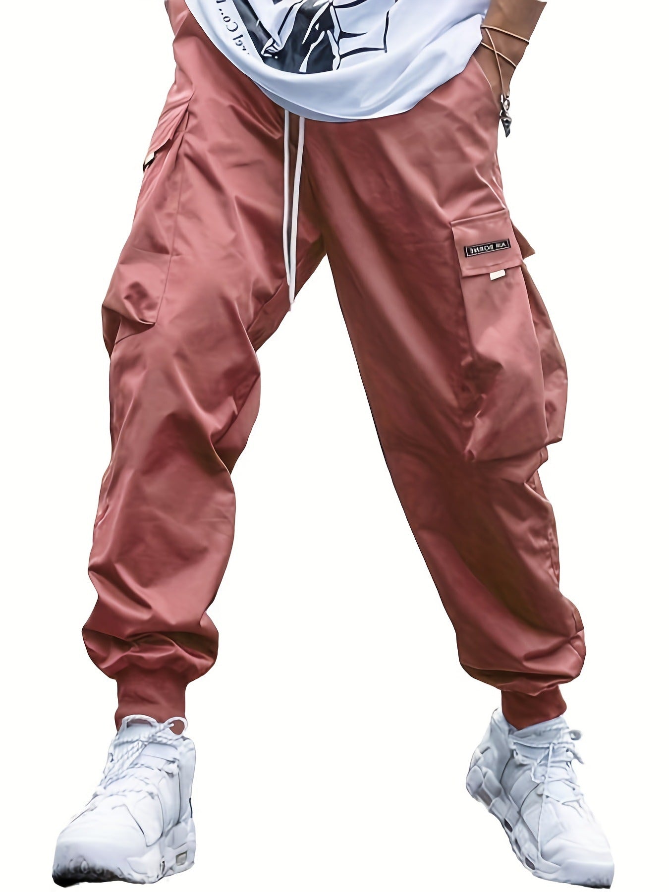 Multi-Pocket Cargo Pants Men's Hip-Hop Streetwear Trousers