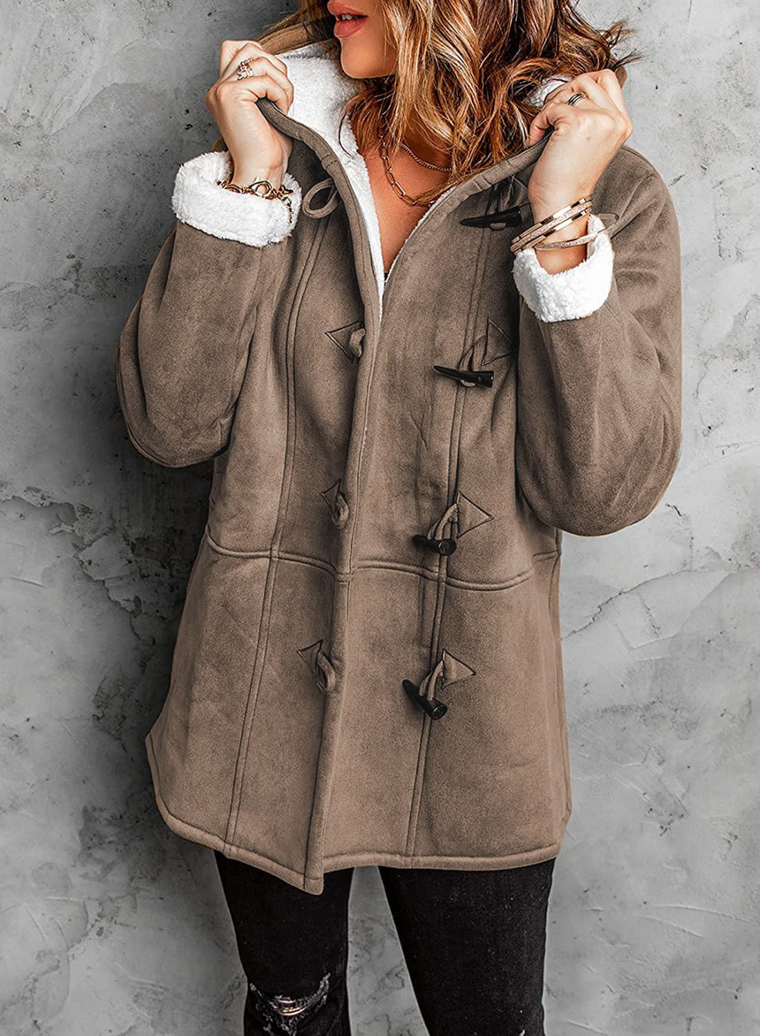 Women's Mid-Length Windbreaker Coat