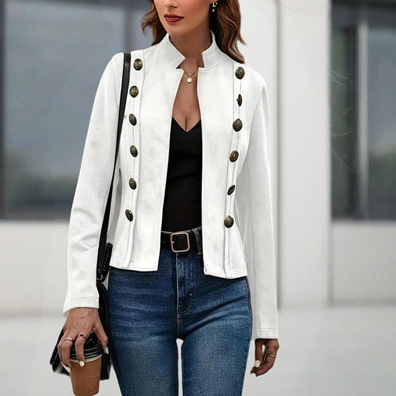 Women's Minimal Double-Breasted Jacket