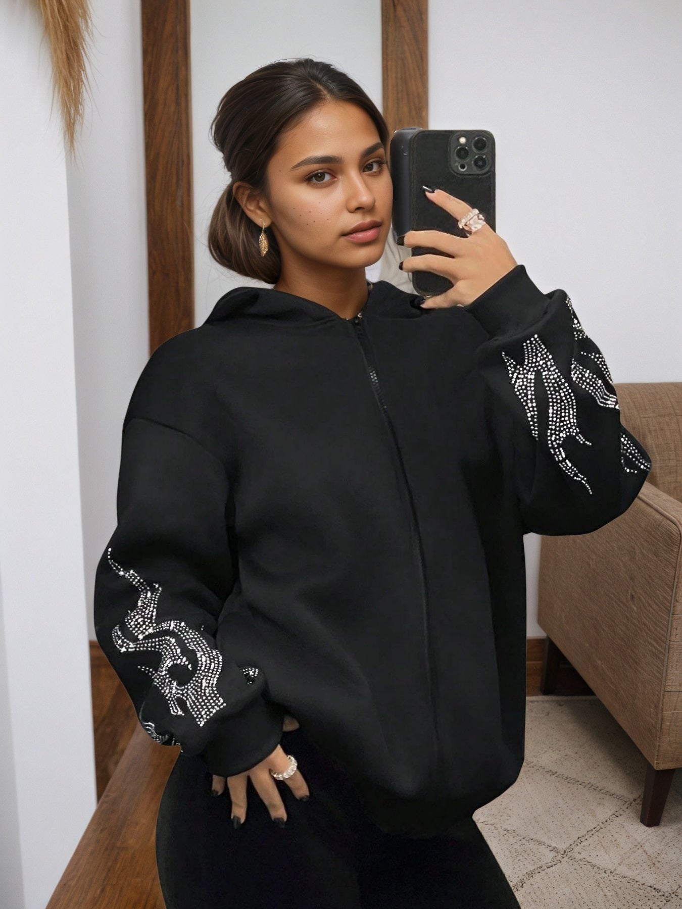 Women's Minimal Hooded Jacket