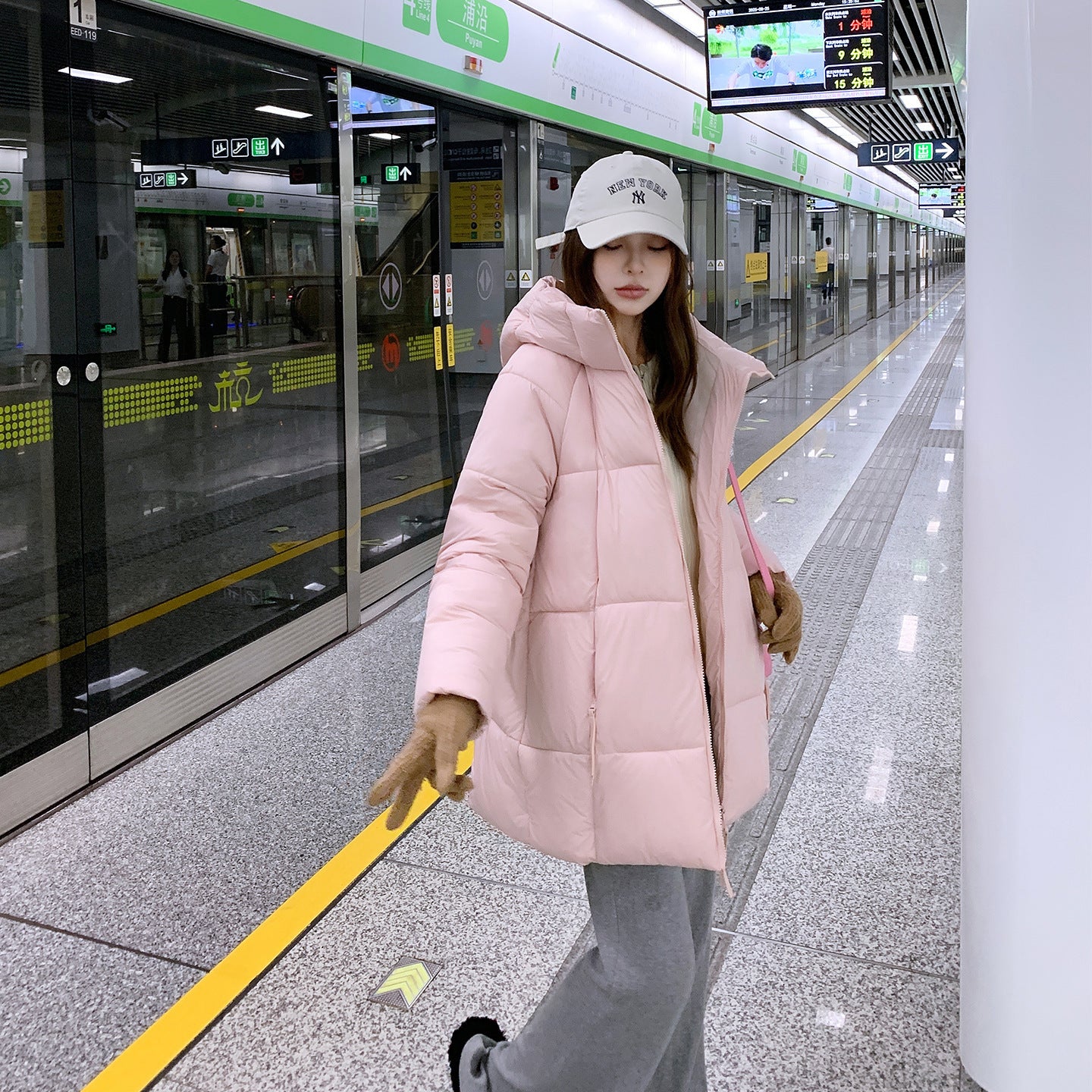 Women's Mid-length Cotton Coat