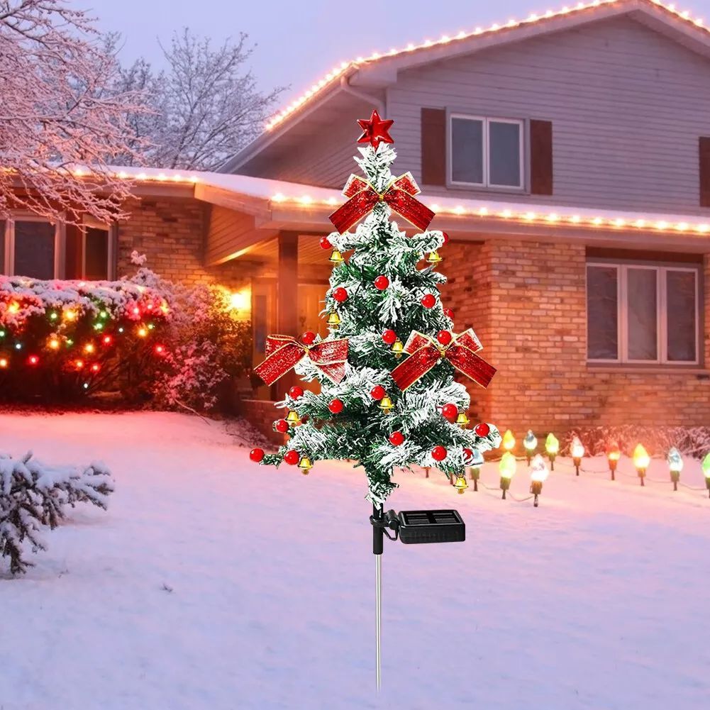 2pcs Solar Christmas Tree Lights 40