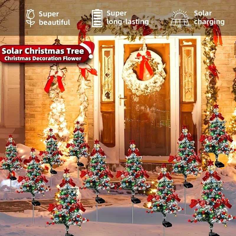 2pcs Solar Christmas Tree Lights 40