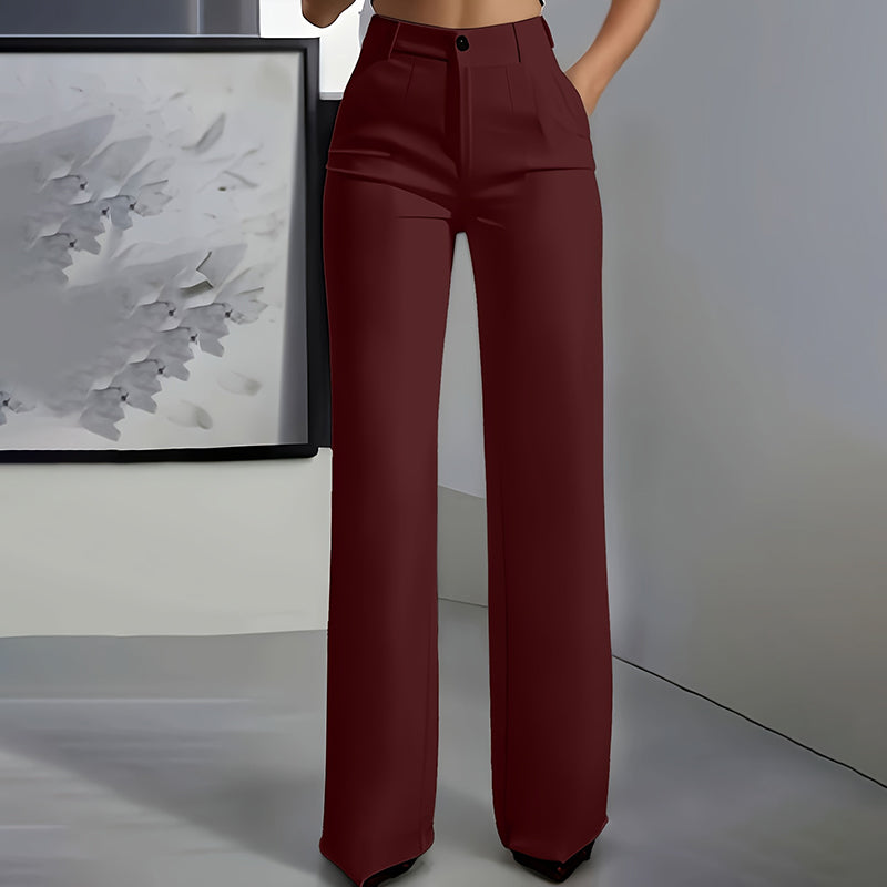 Women's High-Waisted Wide Leg Pants