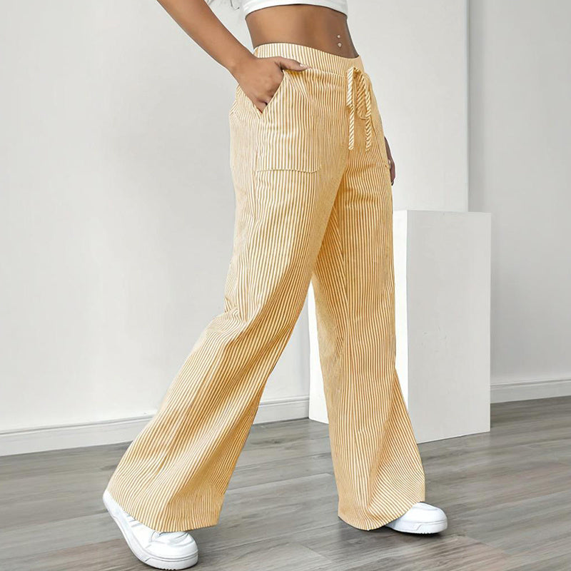 Striped Wide Leg Pants