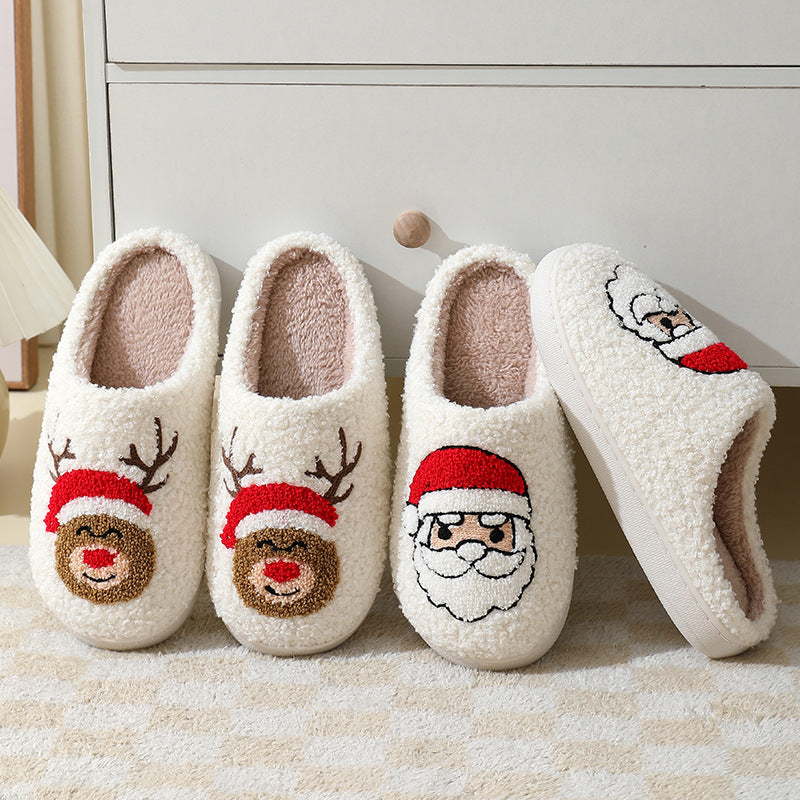 Minimal Christmas Santa Slippers