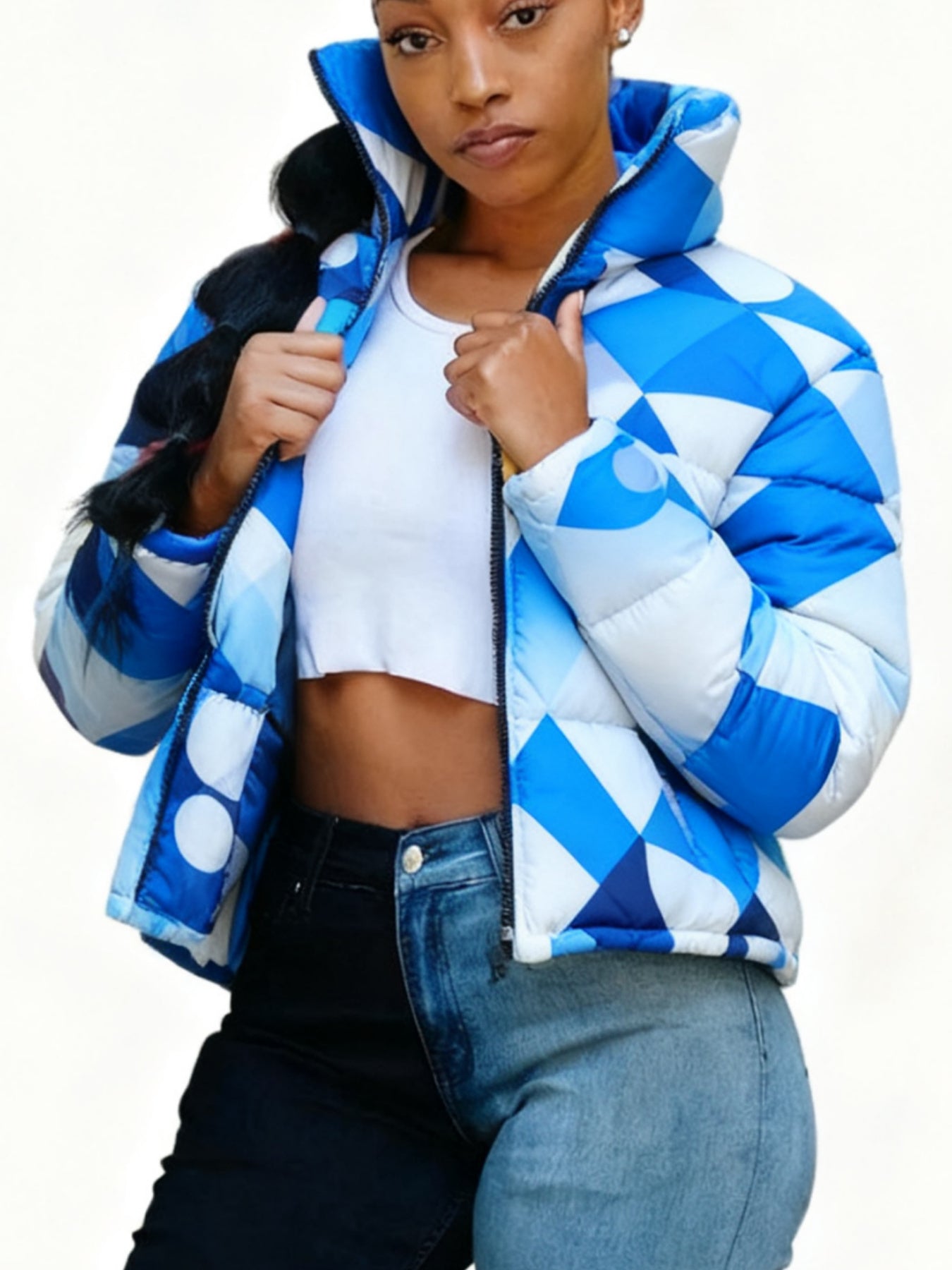 Women's Minimal Short Warm Jacket