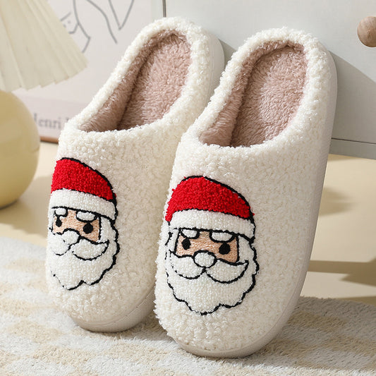 Minimal Christmas Santa Slippers